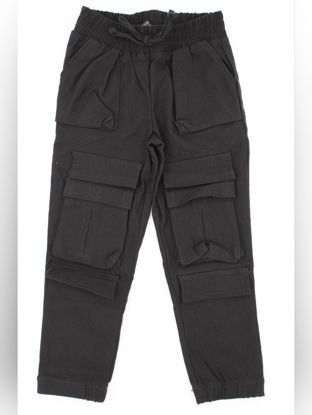 Girls Size 4 Like an Angel Black Cargo Joggers